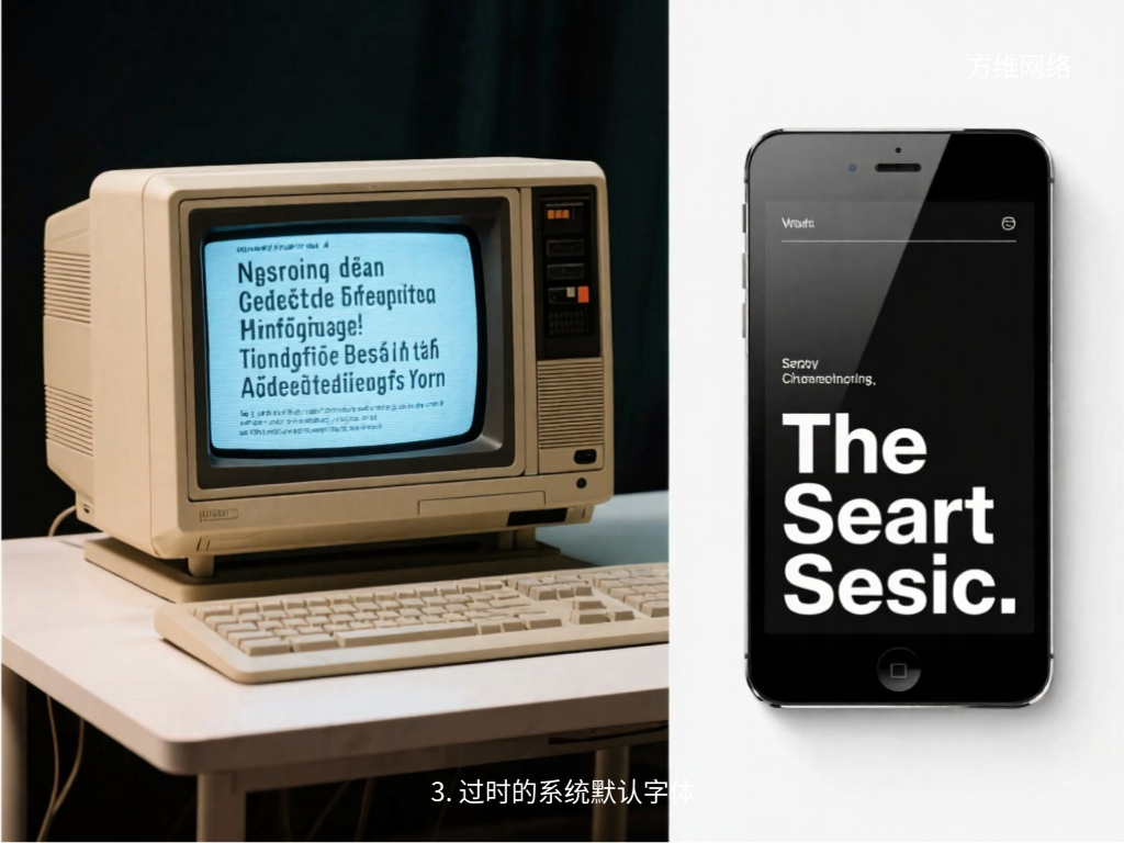 3. 过时的系统默认字体