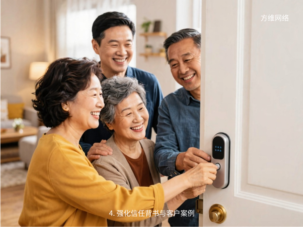 4. 强化信任背书与客户案例