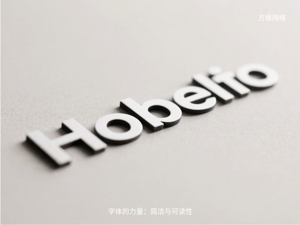 字体的力量：简洁与可读性