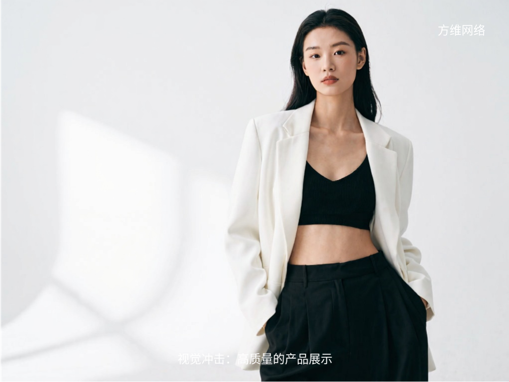 视觉冲击：高质量的产品展示