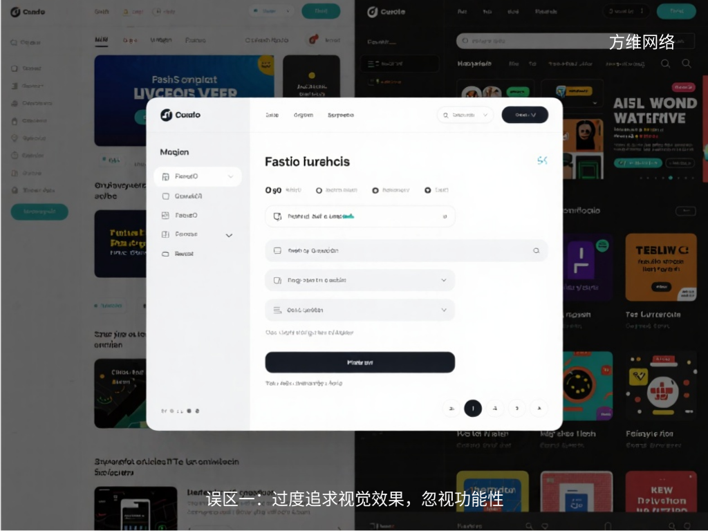 误区一：过度追求视觉效果，忽视功能性