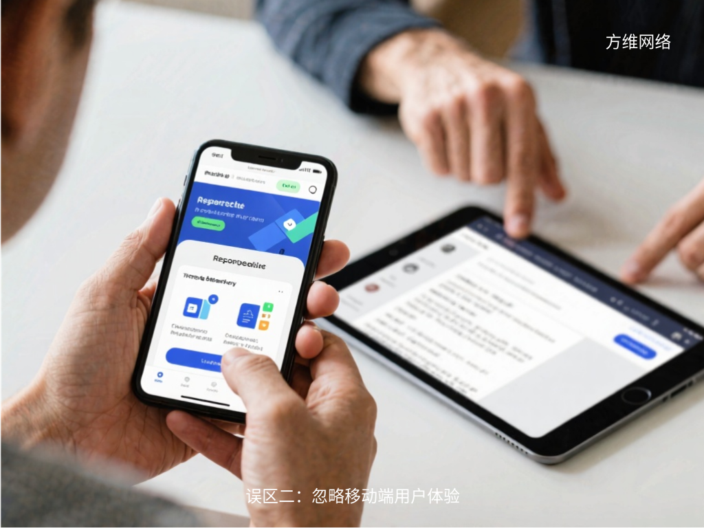 误区二：忽略移动端用户体验