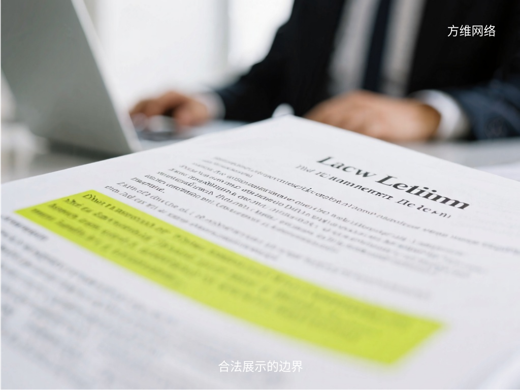 合法展示的边界
