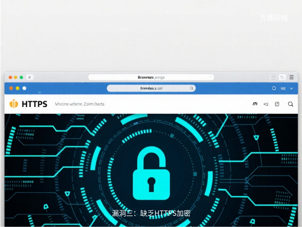 漏洞三：缺乏HTTPS加密